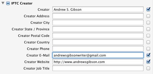 adding personal information